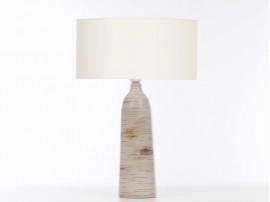 Ceramic table lamp. Glazed stoneware. Unique piece.