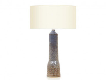 Ceramic table lamp. Glazed stoneware. Unique piece.