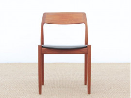 Mid-Century  modern scandinavian set of 4 teak dining chairs 