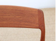 Mid-Century  modern scandinavian set of 4 teak dining chairs 