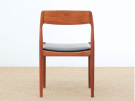 Mid-Century  modern scandinavian set of 4 teak dining chairs 