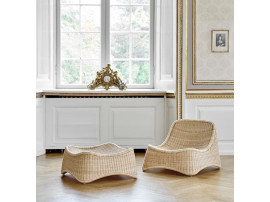 Fauteuil et repose pieds scandinave modèle Chill, Nouvelle édition.