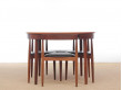 Mid-Century Modern scandinaviandiner set in teak by Hans Olsen