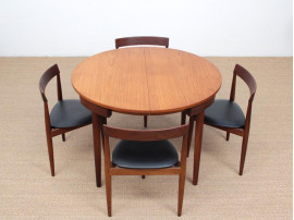 Dining set extensible en teck. 