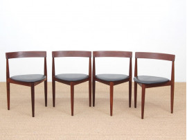 Mid-Century Modern scandinaviandiner set in teak by Hans Olsen