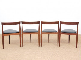 Mid-Century Modern scandinaviandiner set in teak by Hans Olsen