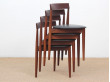 Mid-Century Modern scandinaviandiner set in teak by Hans Olsen