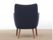 Fauteuil scandinave modèle CH 71. Edition neuve. 