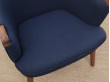 Mid century Modern Danish lounge chair model CH 71 by Hans Wegner. New production