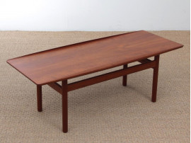 Mid modern scandinavain coffee table in teak model  GJ  by Grete Jalk106