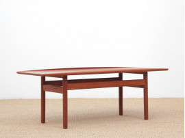 Mid modern scandinavain coffee table in teak model  GJ  by Grete Jalk106