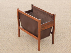 Mid-Century  modern rosewood  magazine holder 