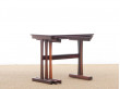 Mid-Century  modern scandinavian nesting tables in Rio rosewood