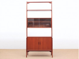 Mid-Century  modern scandinavian bookshelves in teak by Erik Buch