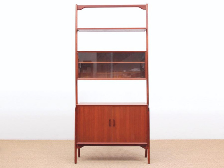 Mid-Century  modern scandinavian bookshelves in teak by Erik Buch