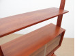 Mid-Century  modern scandinavian bookshelves in teak by Erik Buch