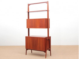 Mid-Century  modern scandinavian bookshelves in teak by Erik Buch