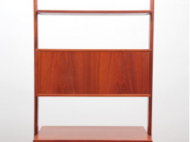 Mid-Century  modern scandinavian bookshelves in teak by Erik Buch