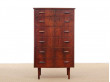 Mid-Century  modern scandinavian chest of drawers in Rio rosewood