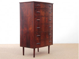 Mid-Century  modern scandinavian chest of drawers in Rio rosewood