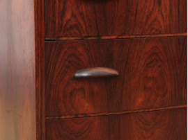 Mid-Century  modern scandinavian chest of drawers in Rio rosewood