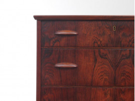 Mid-Century  modern scandinavian chest of drawers in Rio rosewood