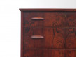 Mid-Century  modern scandinavian chest of drawers in Rio rosewood