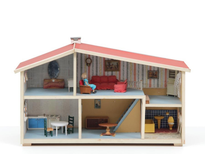 Mid-Century  modern scandinavian  "Göteborg" doll house