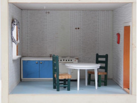 Mid-Century  modern scandinavian  "Göteborg" doll house