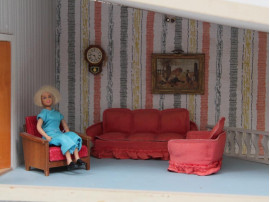 Mid-Century  modern scandinavian  "Göteborg" doll house