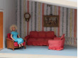 Mid-Century  modern scandinavian  "Göteborg" doll house