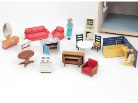 Mid-Century  modern scandinavian  "Göteborg" doll house