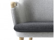 Mid century Modern Danish lounge chair model CH 71 by Hans Wegner. New production