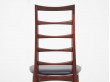 Mid-Century  modern scandinavian set of 4 rosewood chairs model Lis by Niels Koefoed.