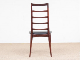 Mid-Century  modern scandinavian set of 4 rosewood chairs model Lis by Niels Koefoed.