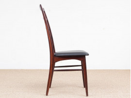 Mid-Century  modern scandinavian set of 4 rosewood chairs model Lis by Niels Koefoed.