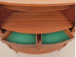 Mid-Century  modern scandinavian  corner board in teak by Dyrlund.