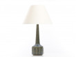 Mid-Century  modern scandinavian ceramic Palhus lamp. Green blue