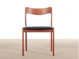 Set of 6 scandinavian chairs in teak