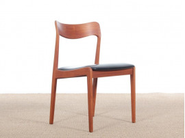 Set of 6 scandinavian chairs in teak