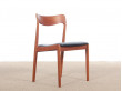 Set of 6 scandinavian chairs in teak