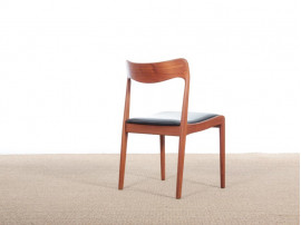 Set of 6 scandinavian chairs in teak