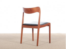 Set of 6 scandinavian chairs in teak