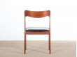 Suite de 6 chaises scandinaves en teck 