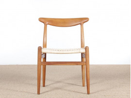 Set of 6 Scandinavian chairs model W2 by Hans Wegner