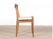 Set of 6 Scandinavian chairs model W2 by Hans Wegner