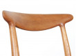 Set of 6 Scandinavian chairs model W2 by Hans Wegner