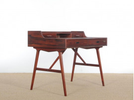 Mid-Century  modern scandinavian Rio rosewood desk by Arne Wahl Iversen