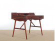 Mid-Century  modern scandinavian Rio rosewood desk by Arne Wahl Iversen