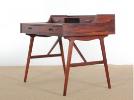 Mid-Century  modern scandinavian Rio rosewood desk by Arne Wahl Iversen